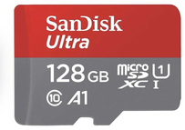 The drone's SD card